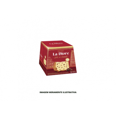 PANETTONE GOTAS CHOCO LA DIORE CAIXA 400G